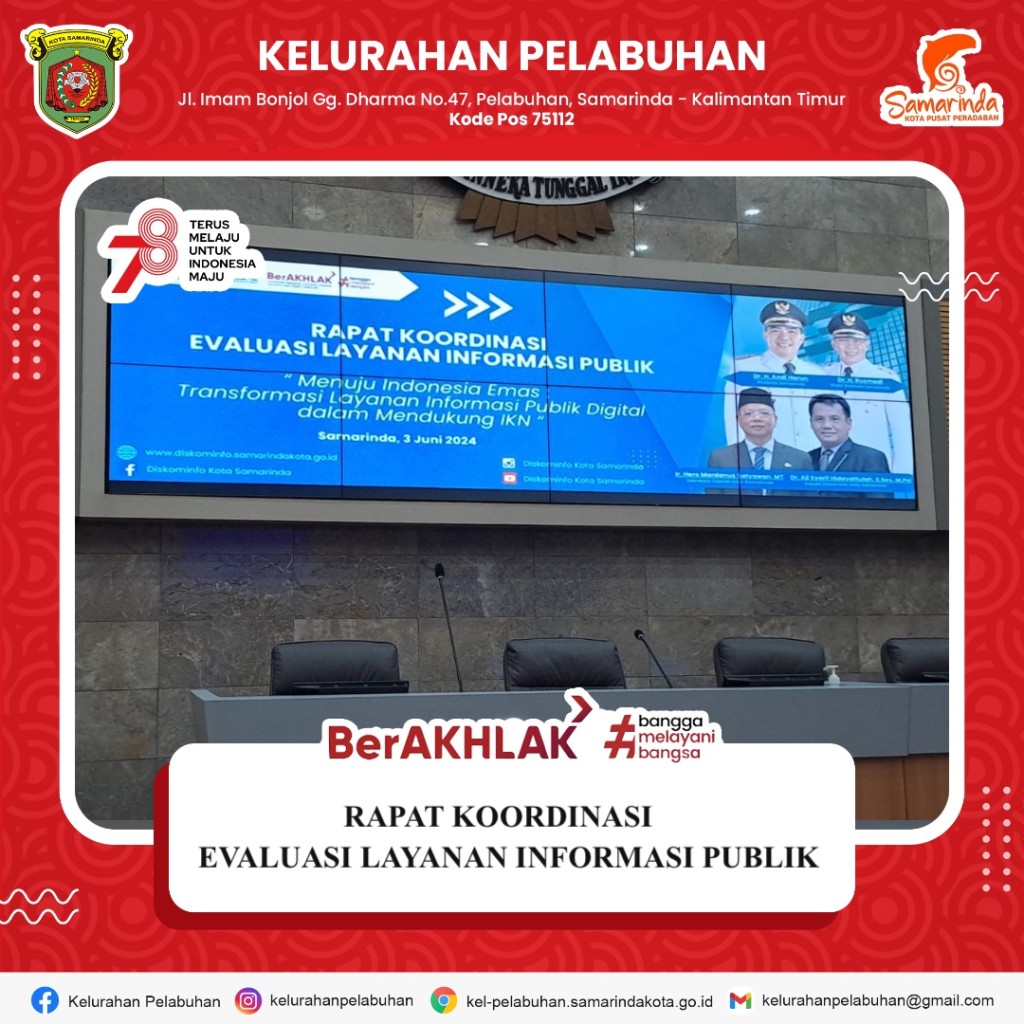 Rapat Koordinasi Evaluasi Layanan Informasi Publik