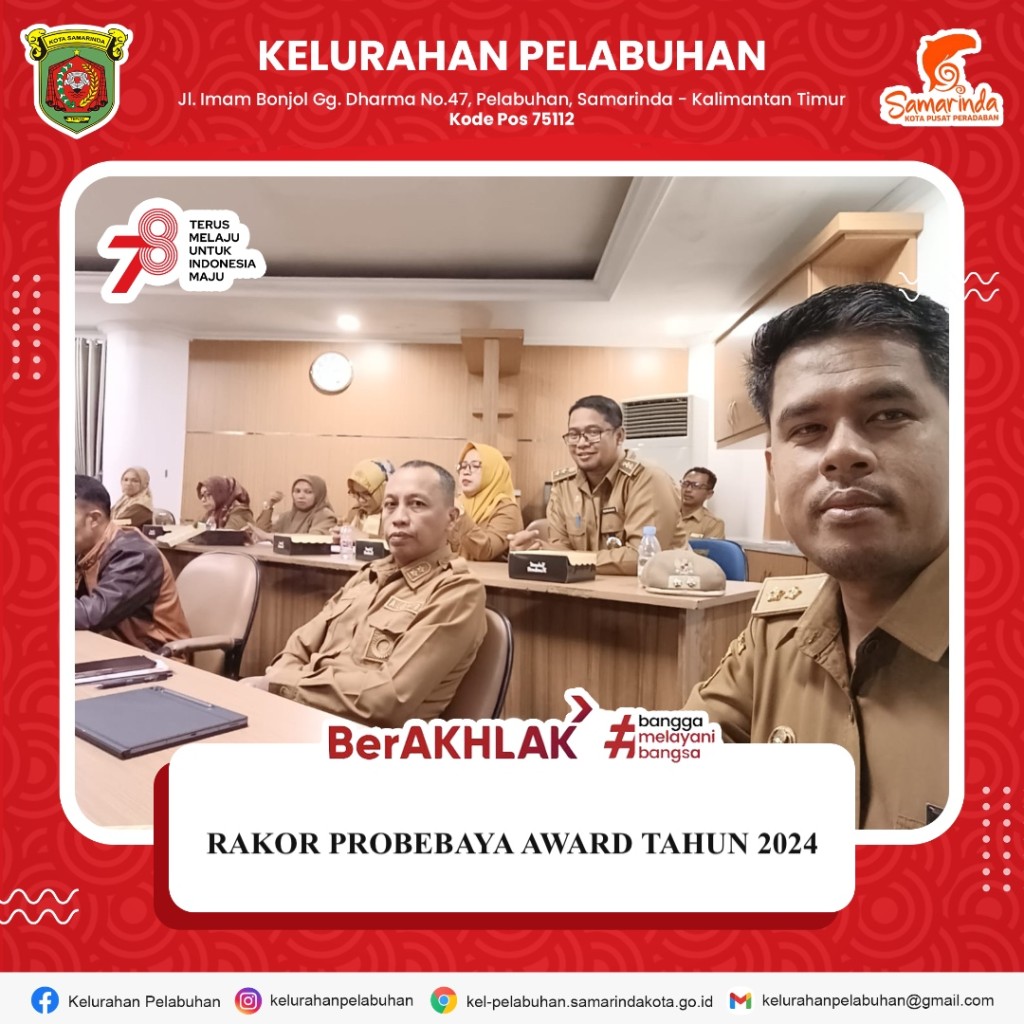 Rakor probebaya awards tahun 2024