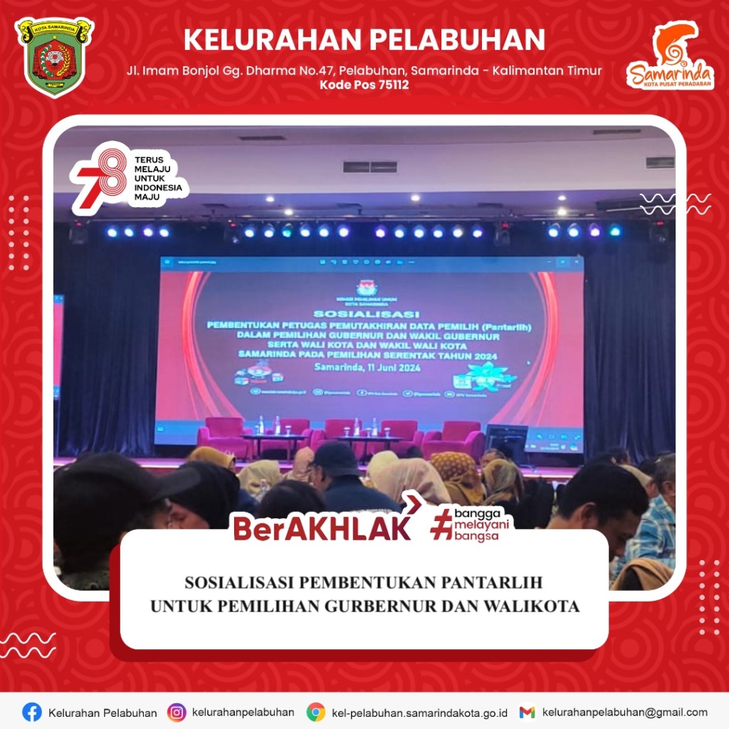 Sosialisasi Pembentukan Petugas Pemutakhiran Data Pemilih (Pantarlih) Dalam Pemilihan Gubernur dan walikota tahun 2024