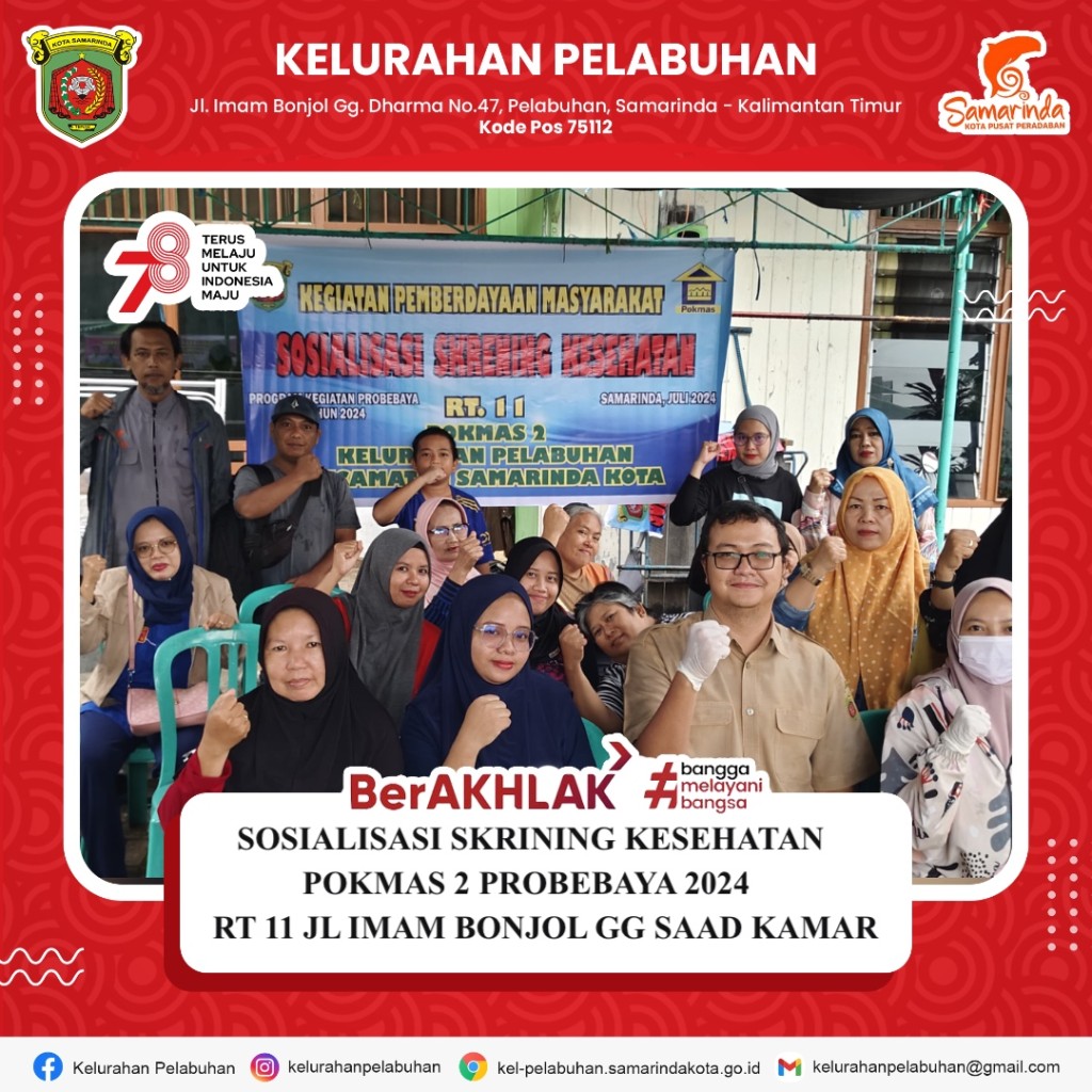 Sosialisasi deteksi dini bahaya kabakaran pokmas 2 probebaya 2024 RT 11 Jl imam bonjol Gg saad kamar