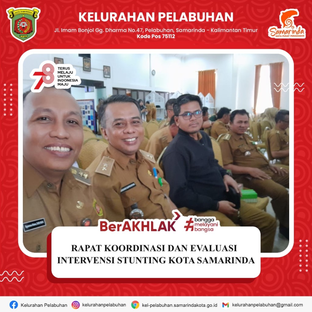 Rapat koordinasi dan evaluasi intervensi stunting Kota Samarinda
