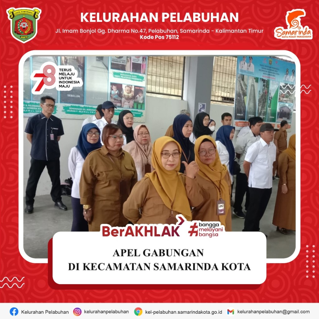 Apel Gabungan di Kecamatan Samarinda Kota