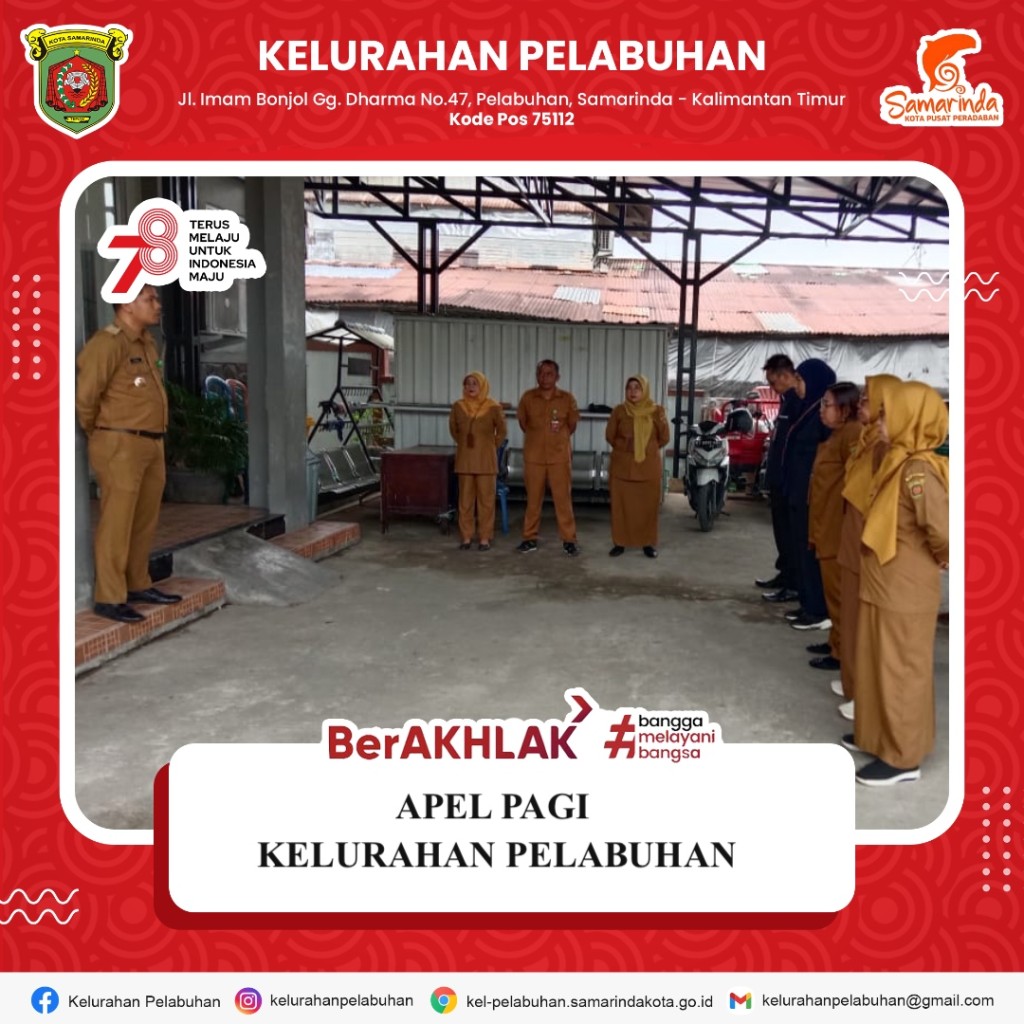 Apel pagi kelurahan pelabuhan