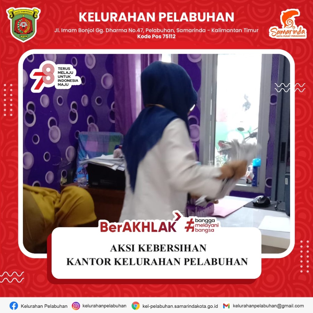 Aksi Kebersihan Kelurahan Pelabuhan