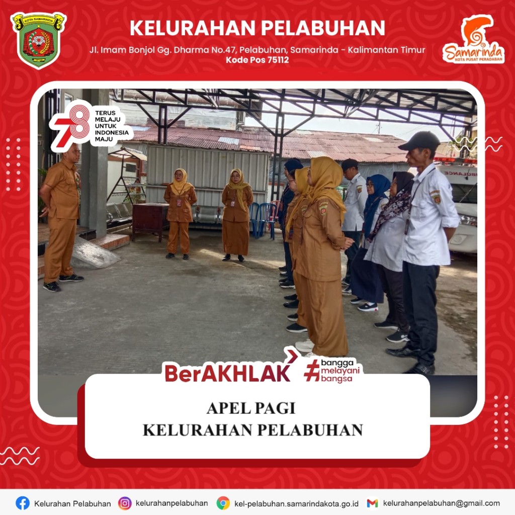 Apel Pagi Kelurahan Pelabuhan