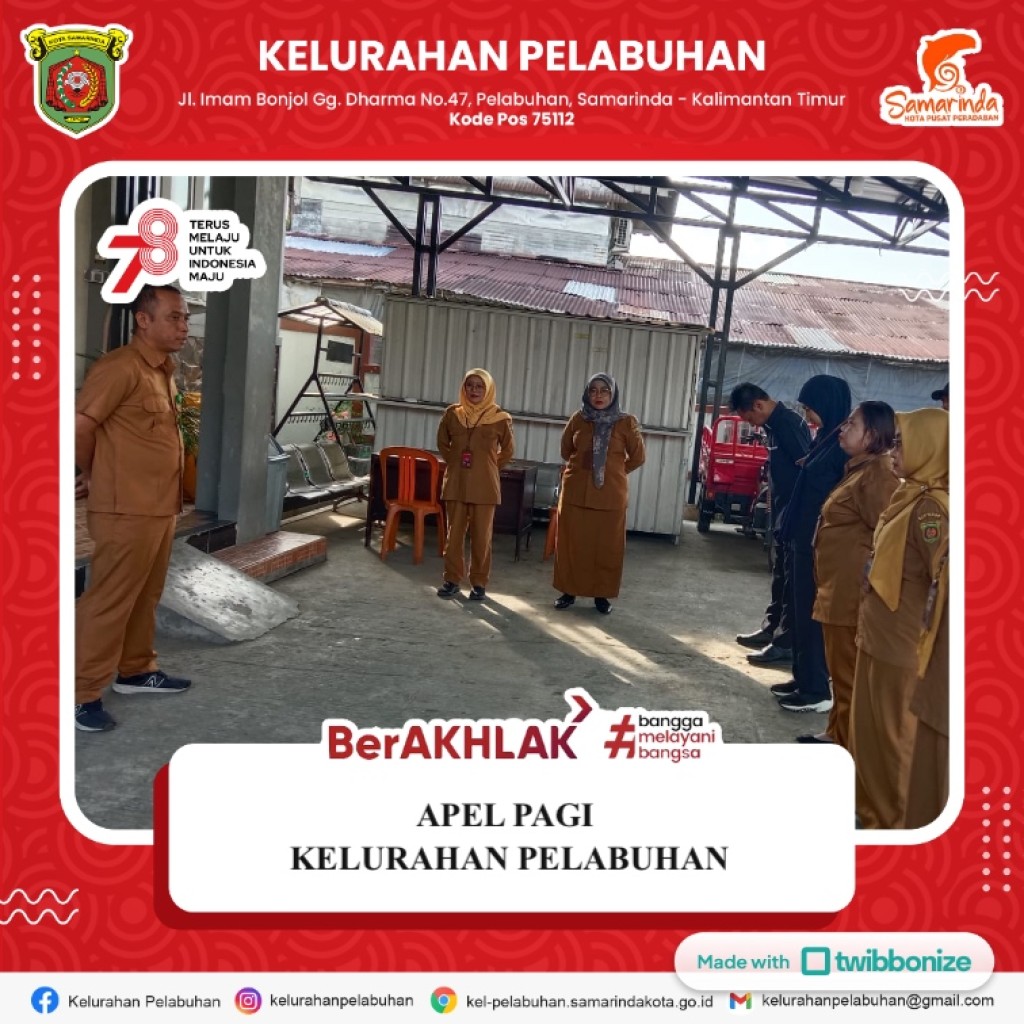 Apel Pagi Kelurahan Pelabuhan