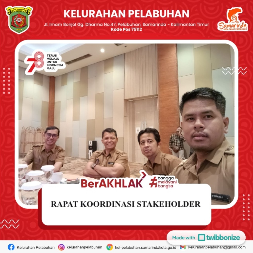 Rapat Koordinasi STAKEHOLDER