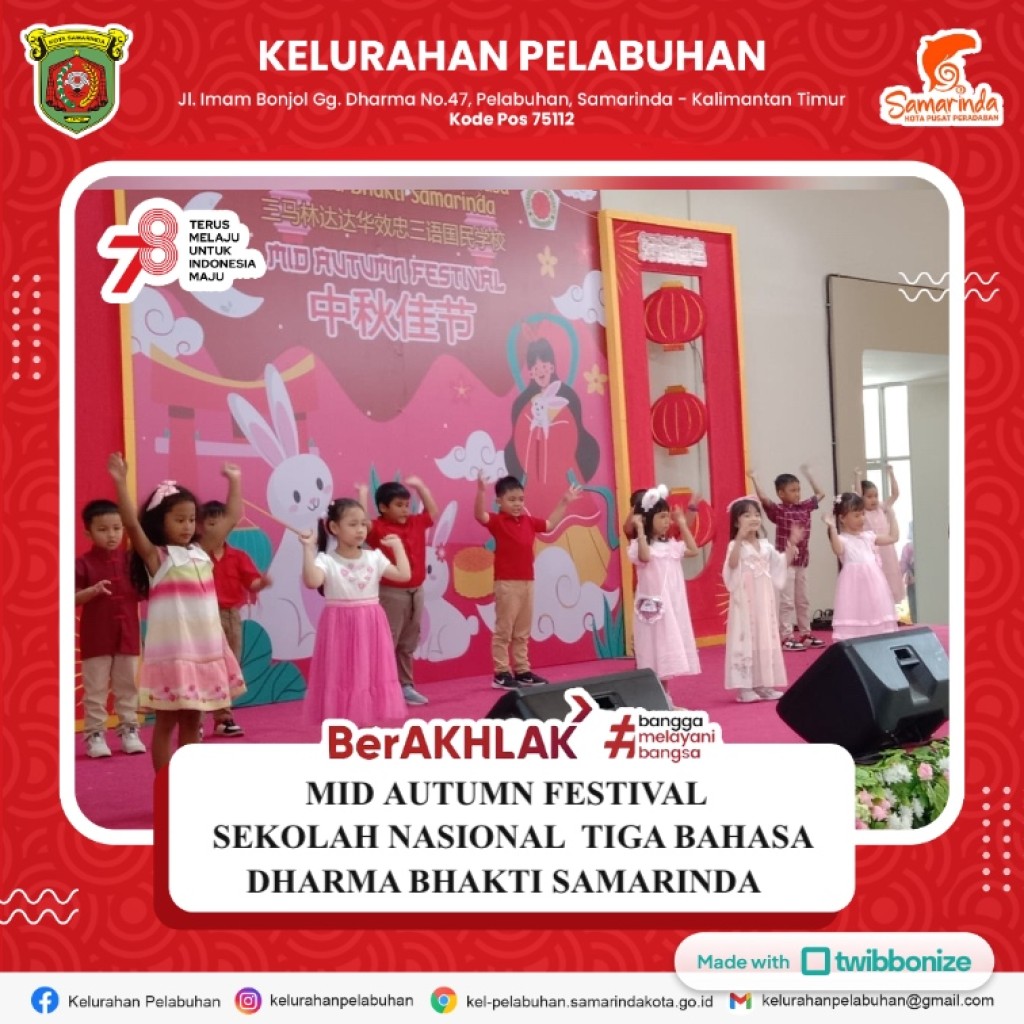 MID AUTUMN FESTIVAL SEKOLAH NASIONAL 3 BAHASA DHARMA BHAKTI