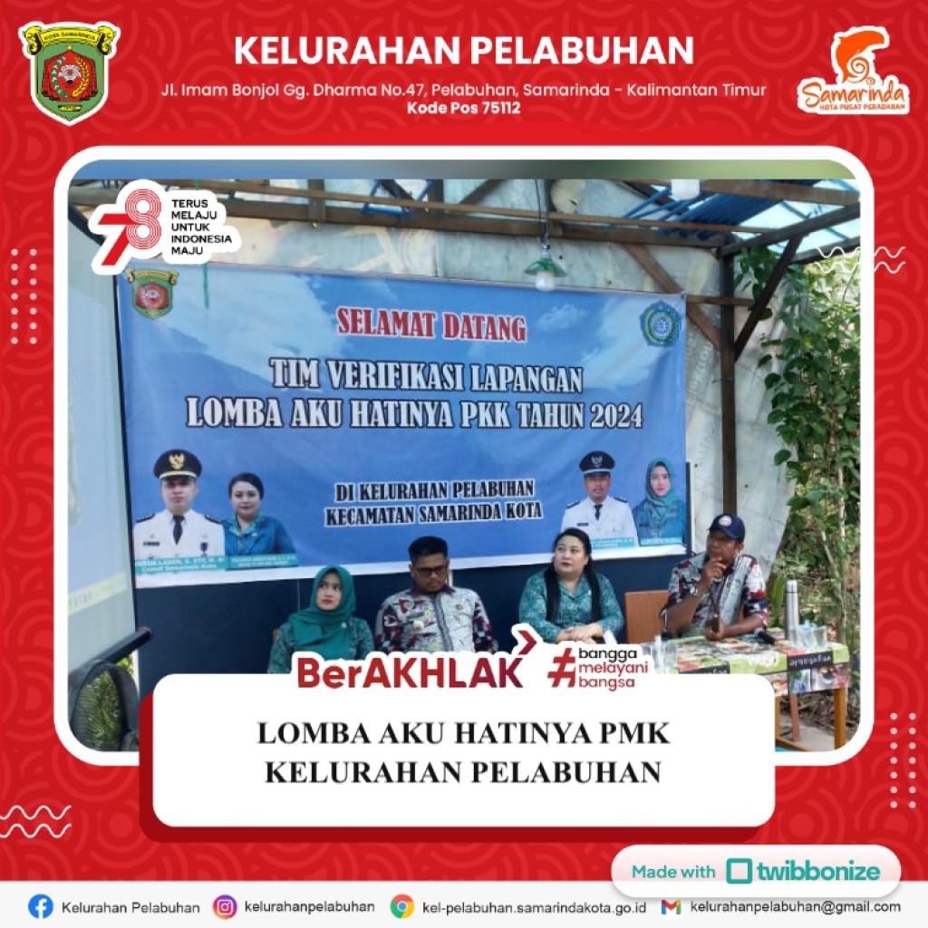 Lomba aku hatinya pkk keluraha Pelabuhan kecamatan samarinda kota