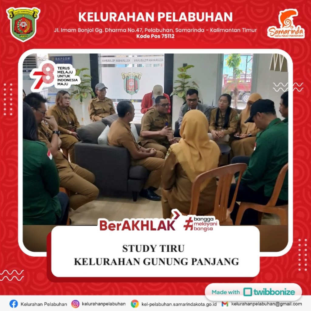 Study Tiru Kelurahan Gunung Panjang Kecamatan Tanjung Redeb