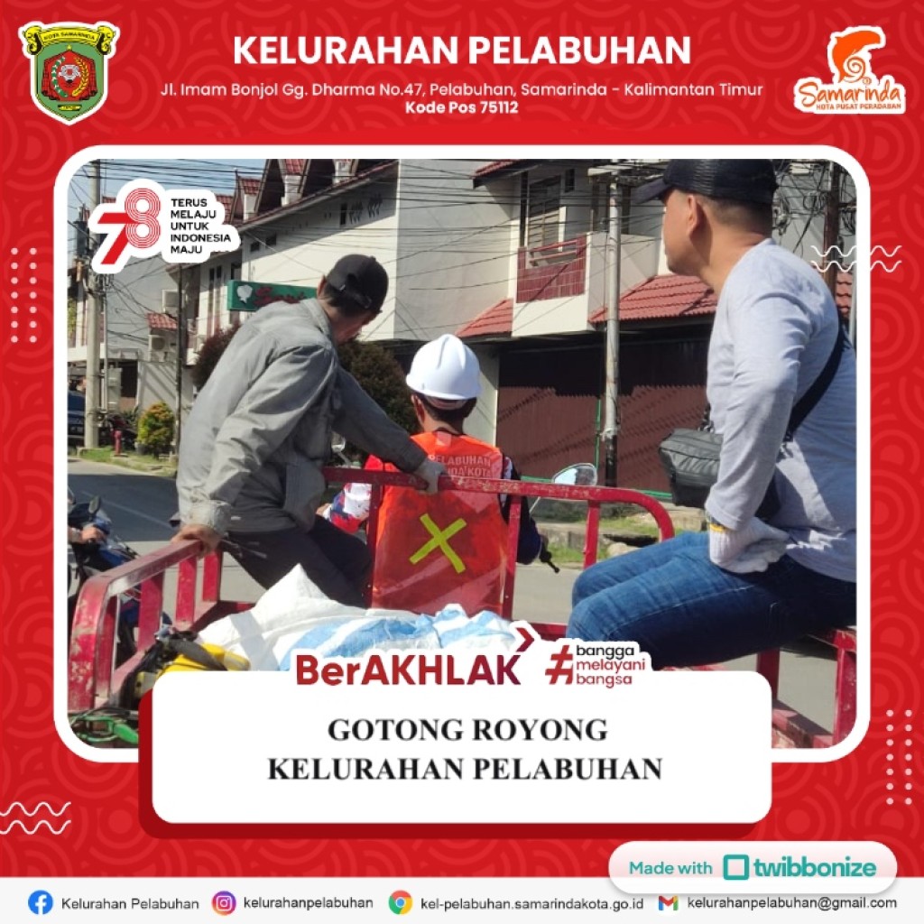 Gotong Royong Kelurahan Pelabuhan