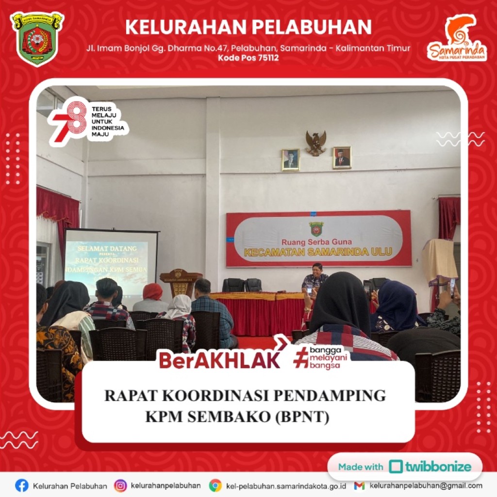 Rapat Koordinasi Pendamping KPM Sembako (BPNT)