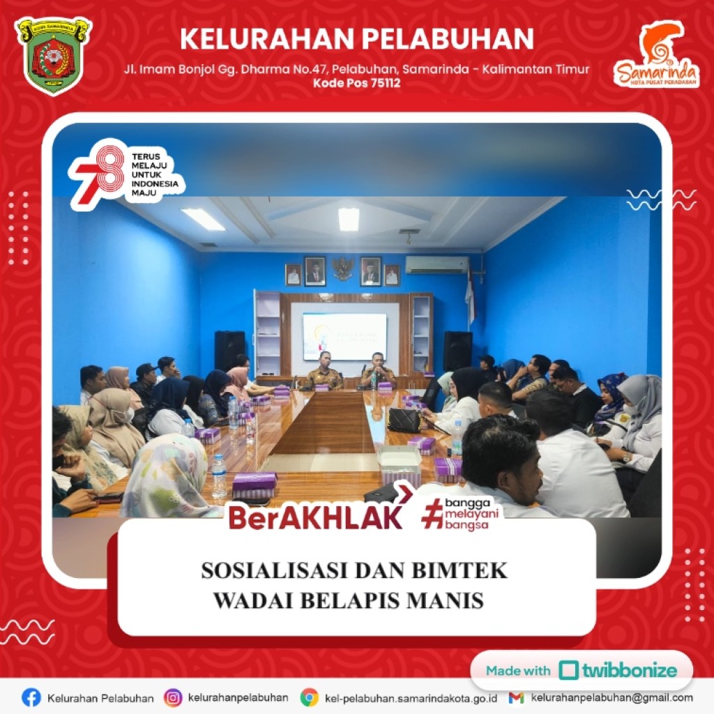 Sosialisasi dan Bimtek Wadai Balapis Manis