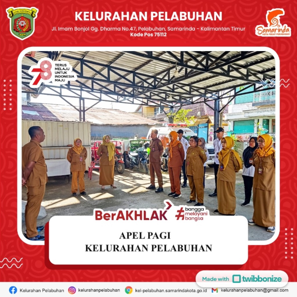 Apel Pagi Kelurahan Pelabuhan