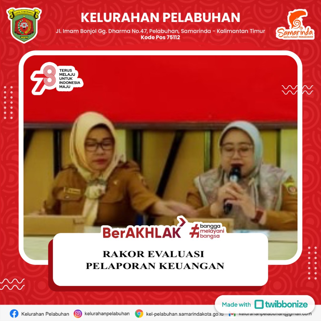 Rakor evaluasi pelaporan keuangan