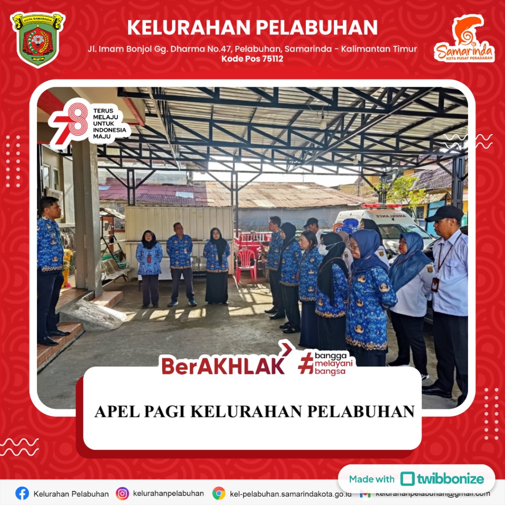 Apel pagi kelurahan pelabuhan
