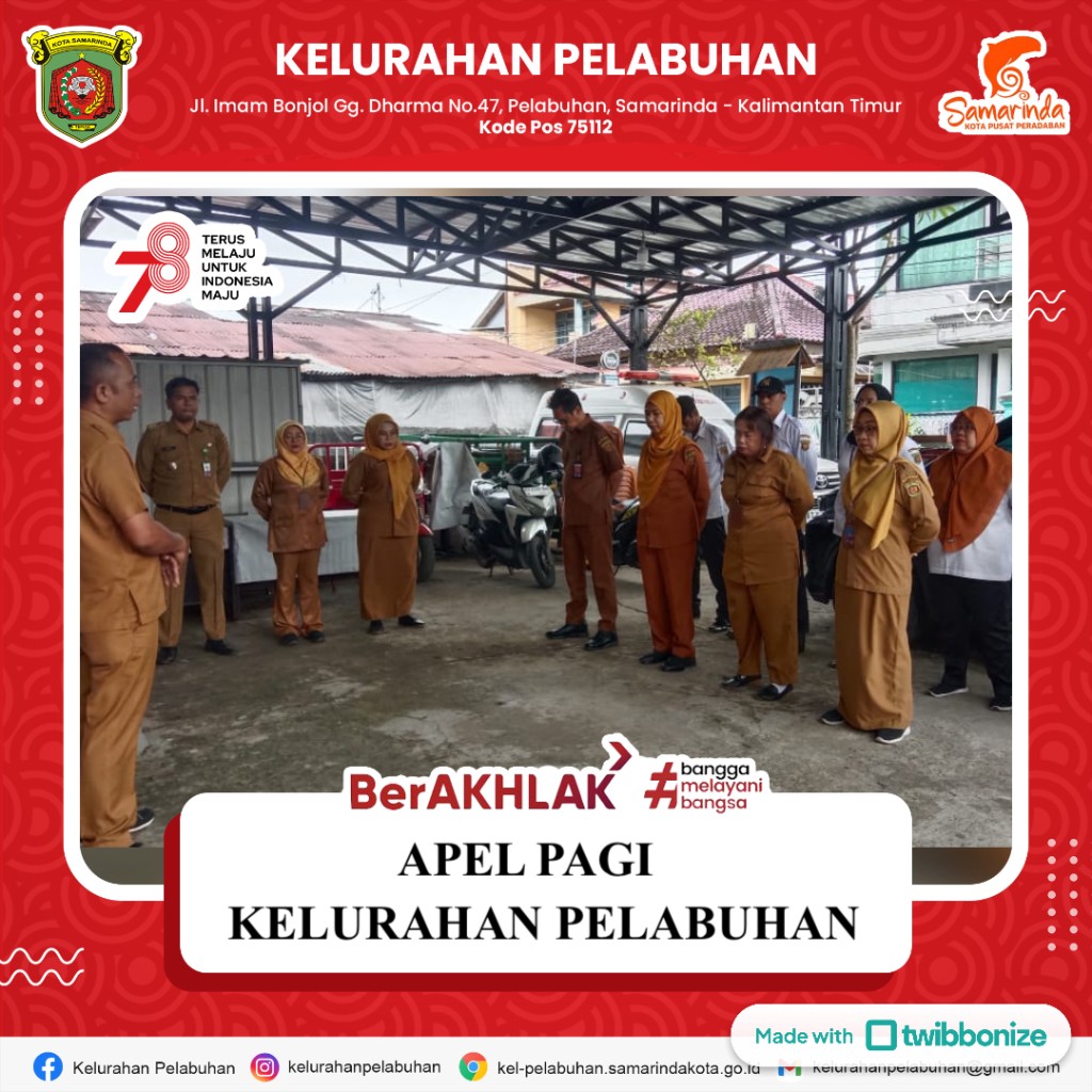 Apel Pagi Kelurahan Pelabuhan