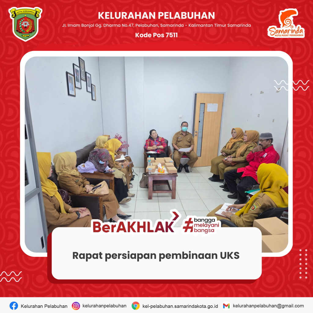 Rapat persiapan pembinaan UKS