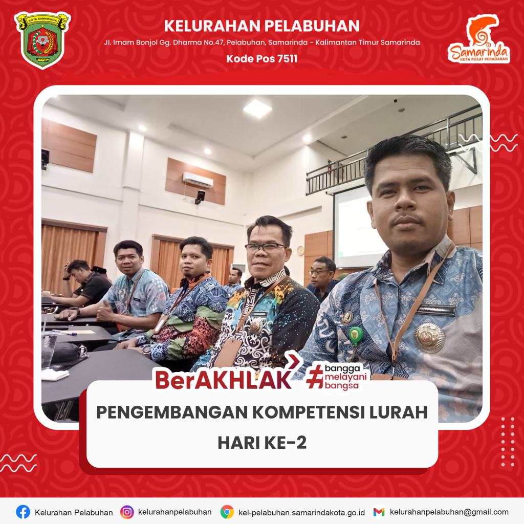 Pengembangan kopentensi lurah hari ke 2