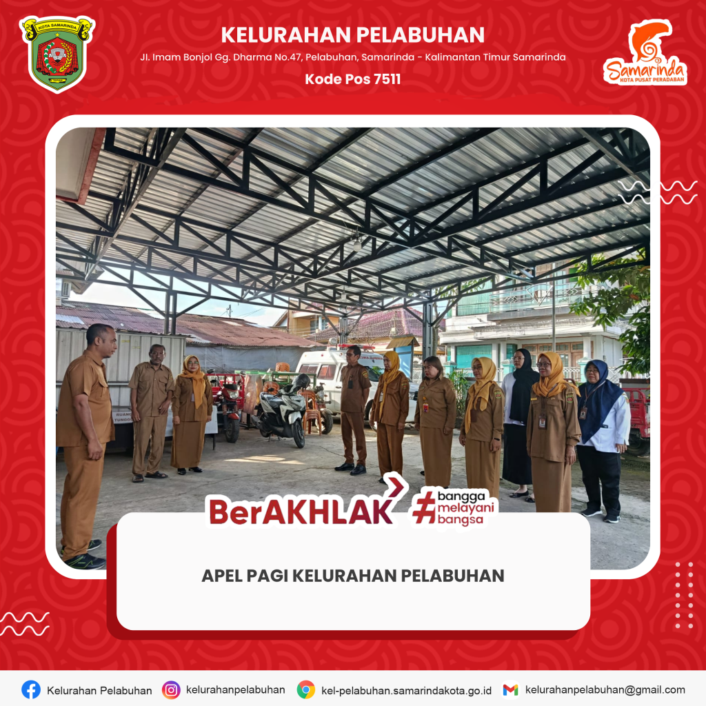 APEL PAGI KELURAHAN PELABUHAN