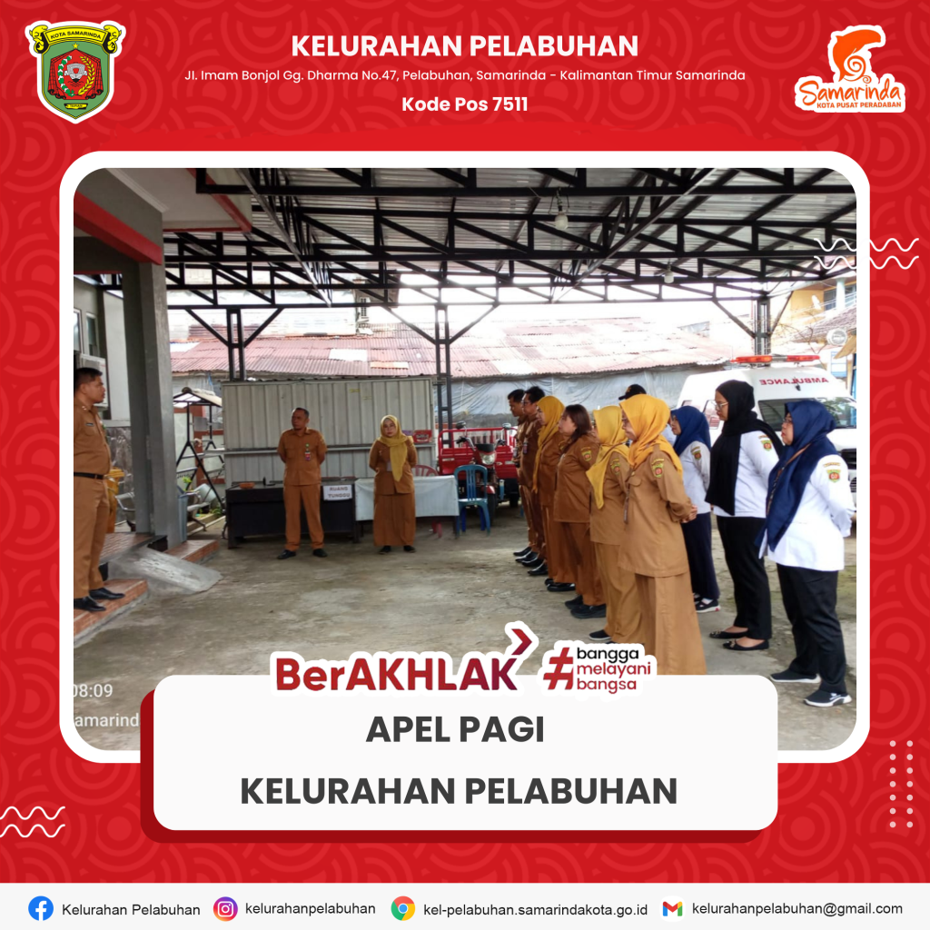 Apel pagi kelurahan pelabuhan