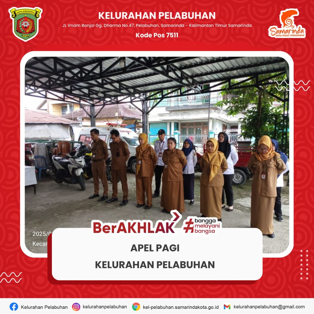 Apel pagi kelurahan pelabuhan