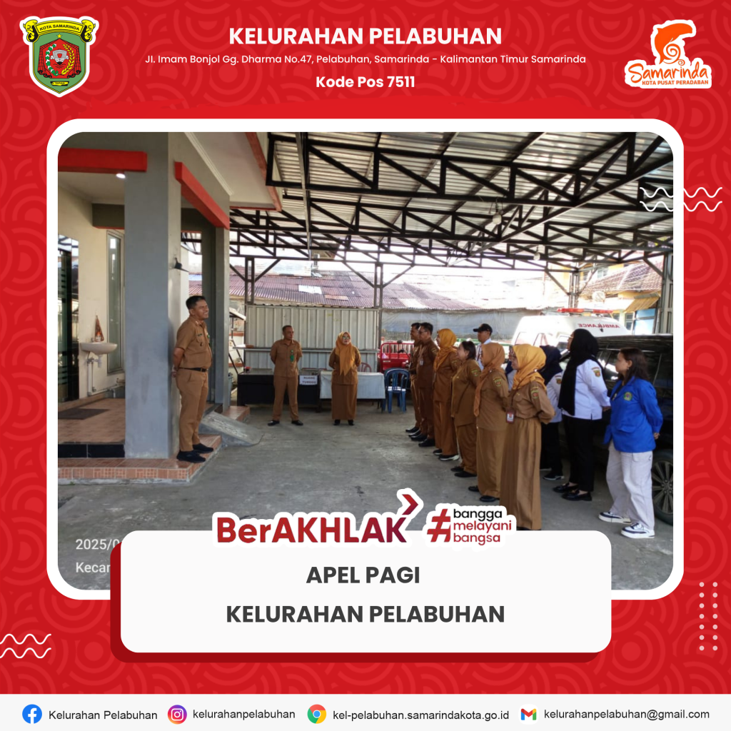 Apel pagi kelurahan pelabuhan