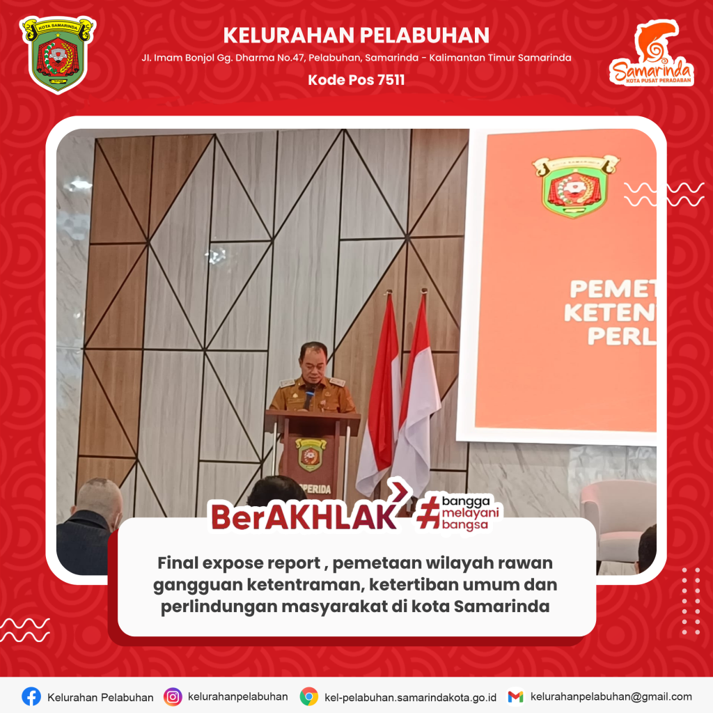 Final Expose Report – Pemetaan Wilayah Rawan Gangguan Ketentraman, Ketertiban Umum, dan Perlindungan Masyarakat