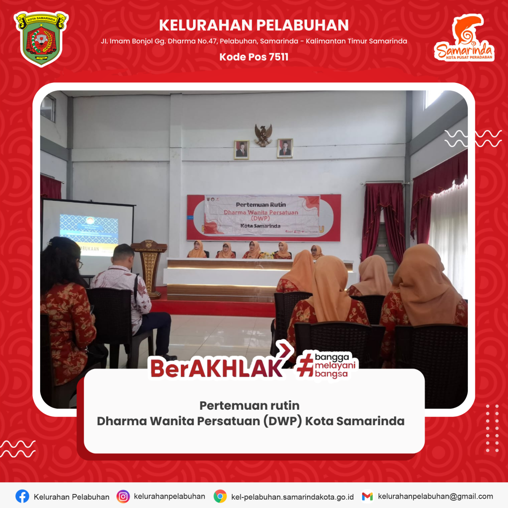 Partisipasi dalam Pertemuan Rutin Dharma Wanita Persatuan Kota Samarinda