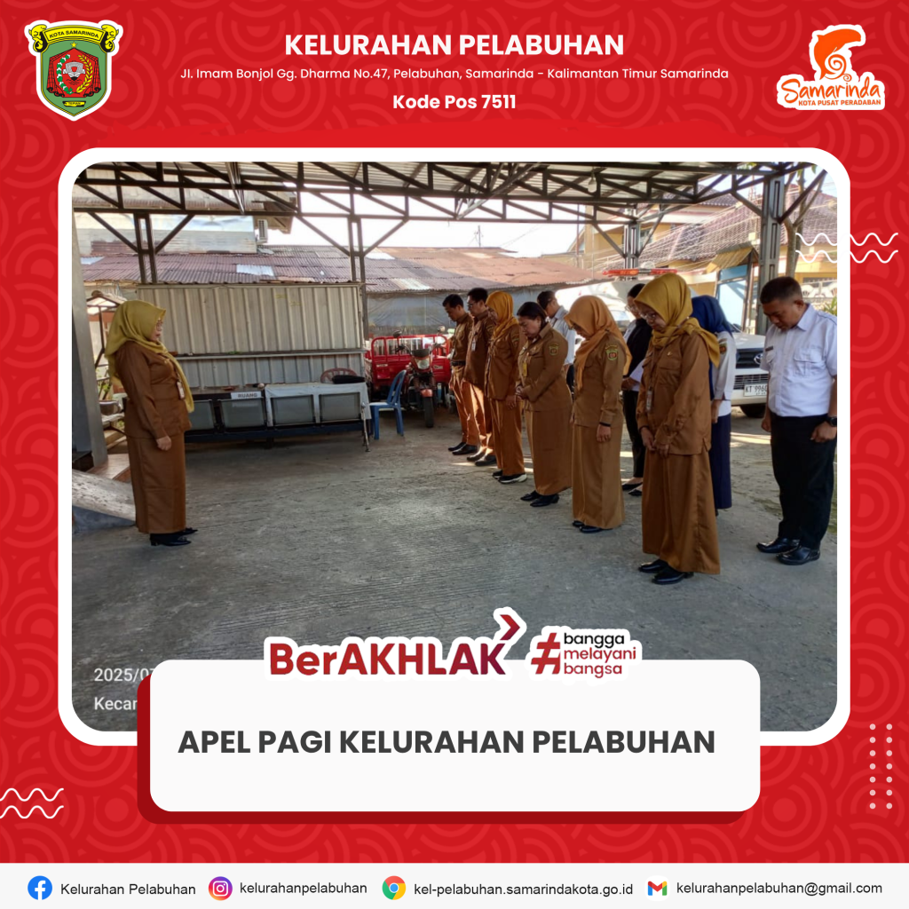 Apel pagi kelurahan pelabuhan