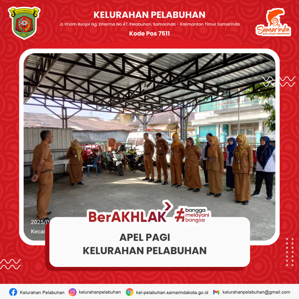 Apel pagi kelurahan pelabuhan