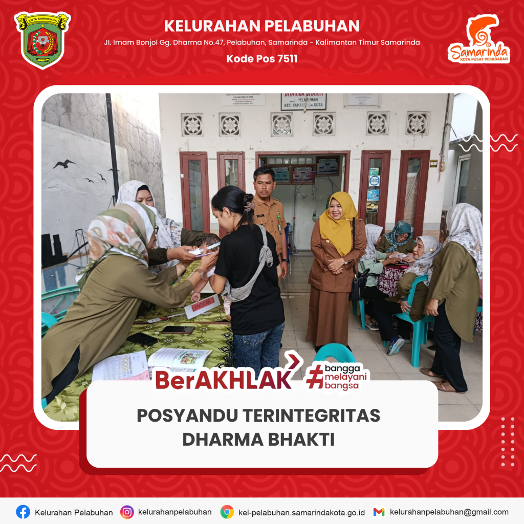 Posyandu Terintegrasi Dharma Bhakti Kelurahan Pelabuhan