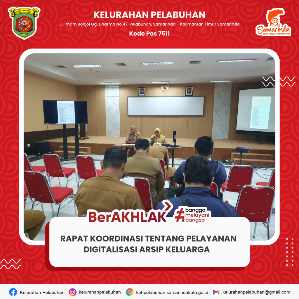 Rapat Koordinasi Digitalisasi Arsip Keluarga