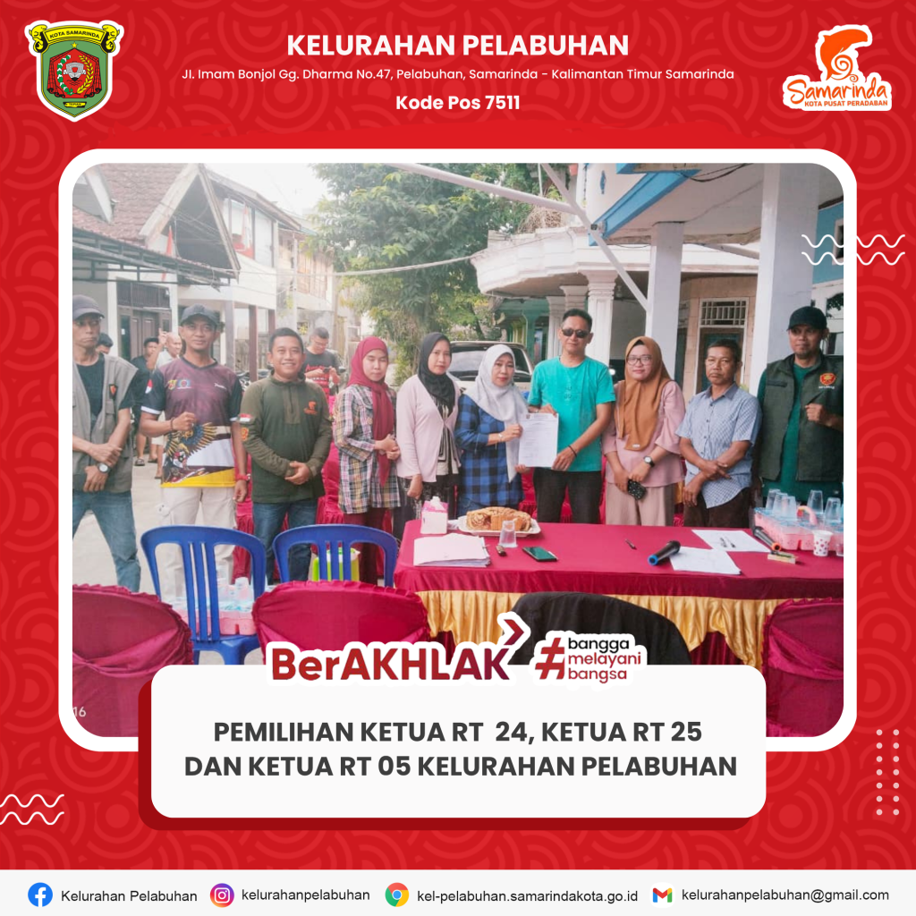 PEMILIHAN KETUA RT KELURAHAN PELABUHAN