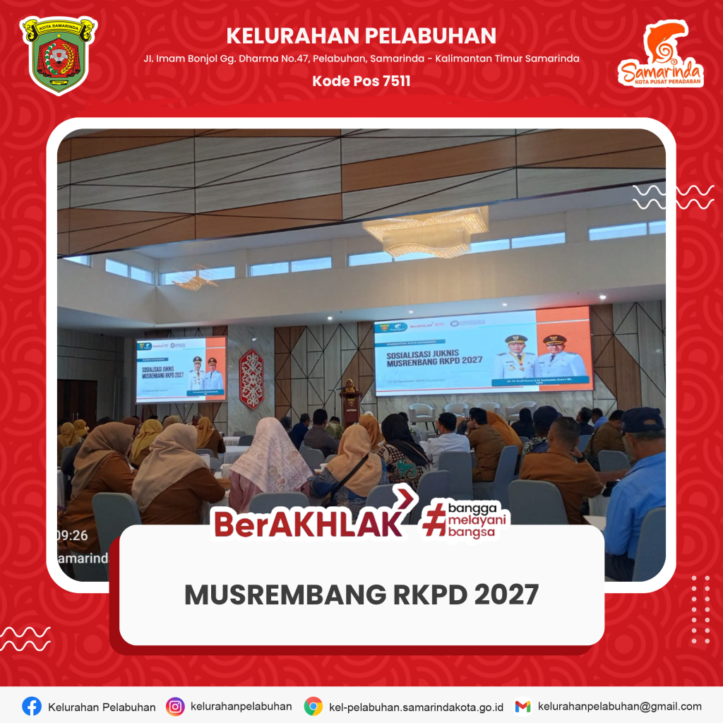 Sosialisasi Petunjuk Teknis (Juknis) Musrenbang RKPD Tahun 2027