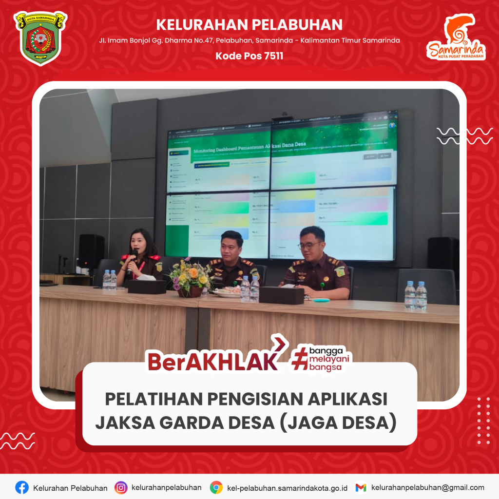 Pelatihan Pengisian Aplikasi Jaksa Garda Desa (JAGA DESA)