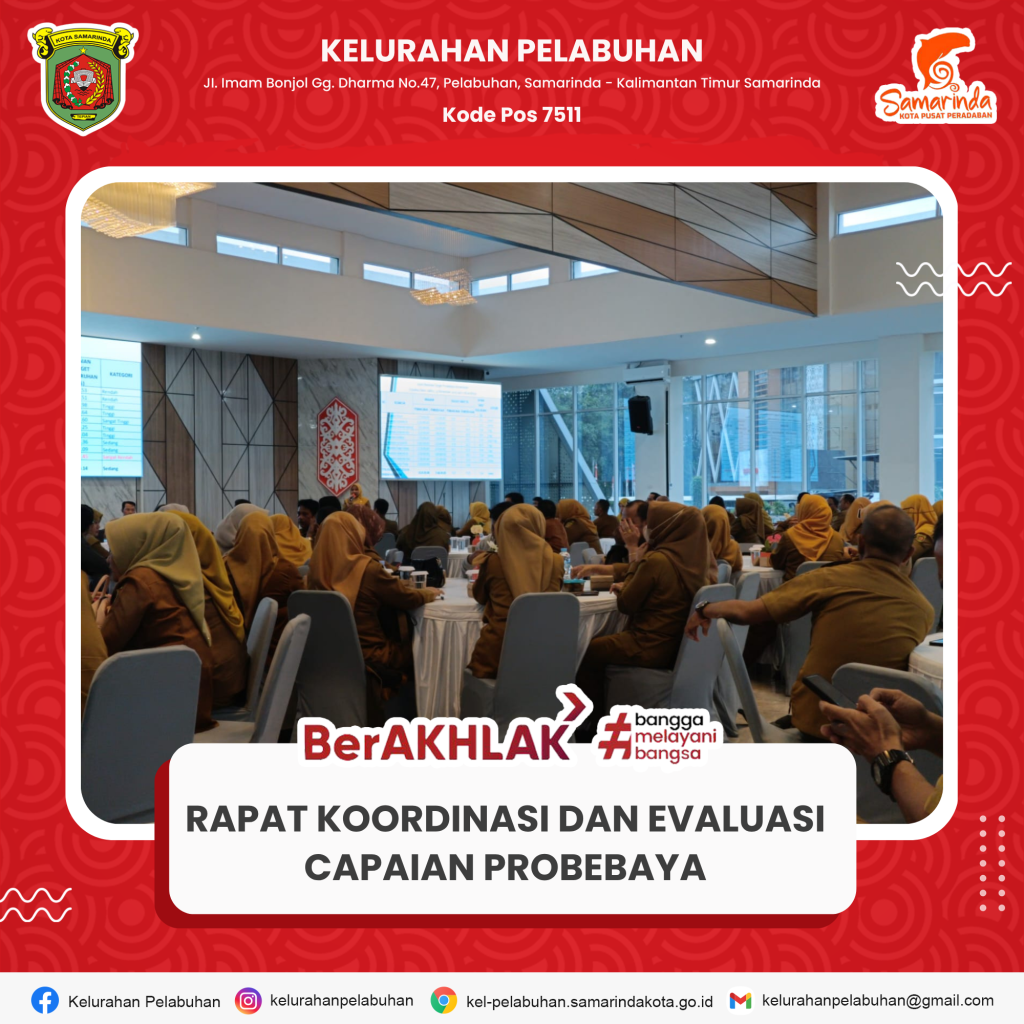 Rapat Koordinasi dan Evaluasi Capaian Program Probebaya