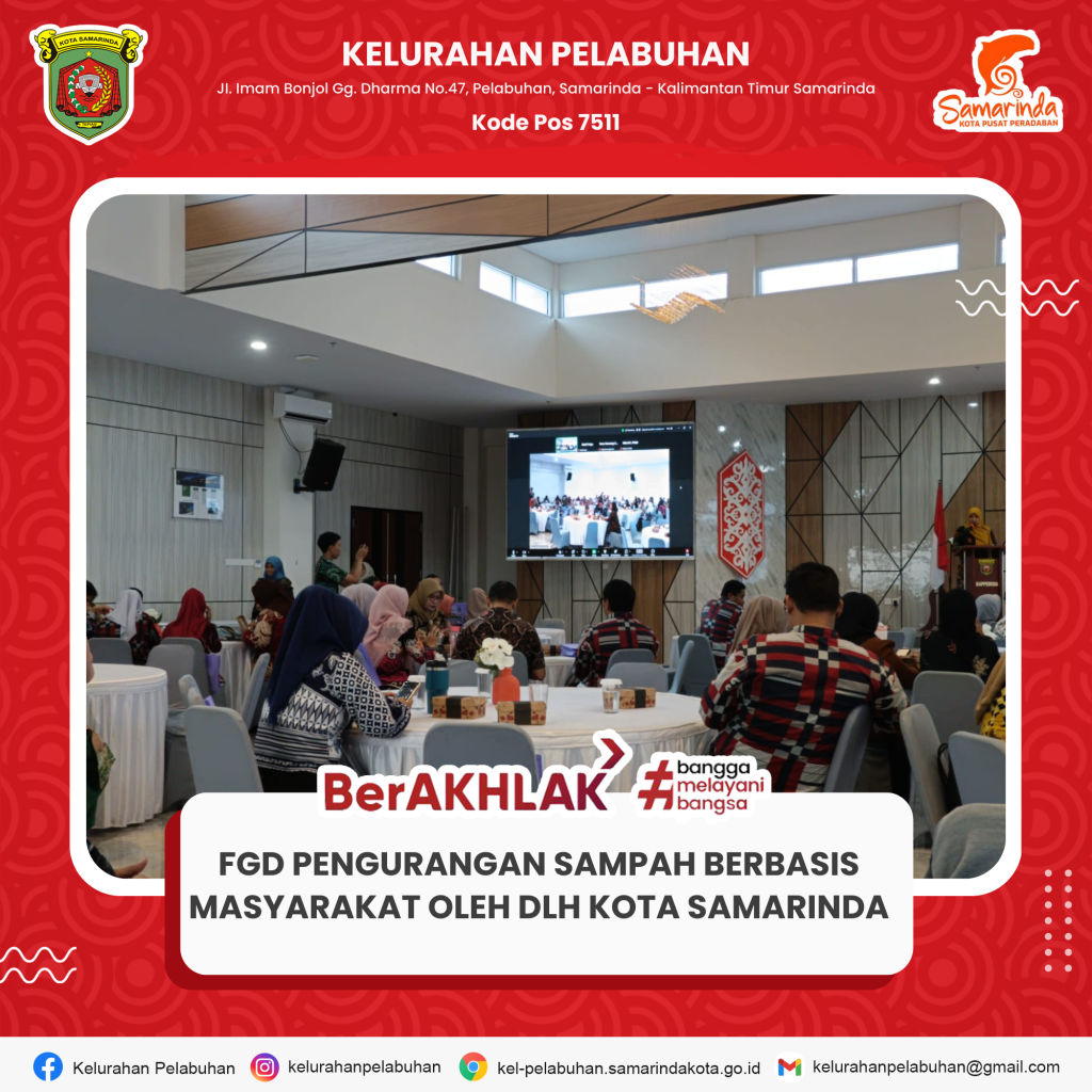 FGD pengurangan sampah berbasis masyarakat oleh DLH Kota Samarinda