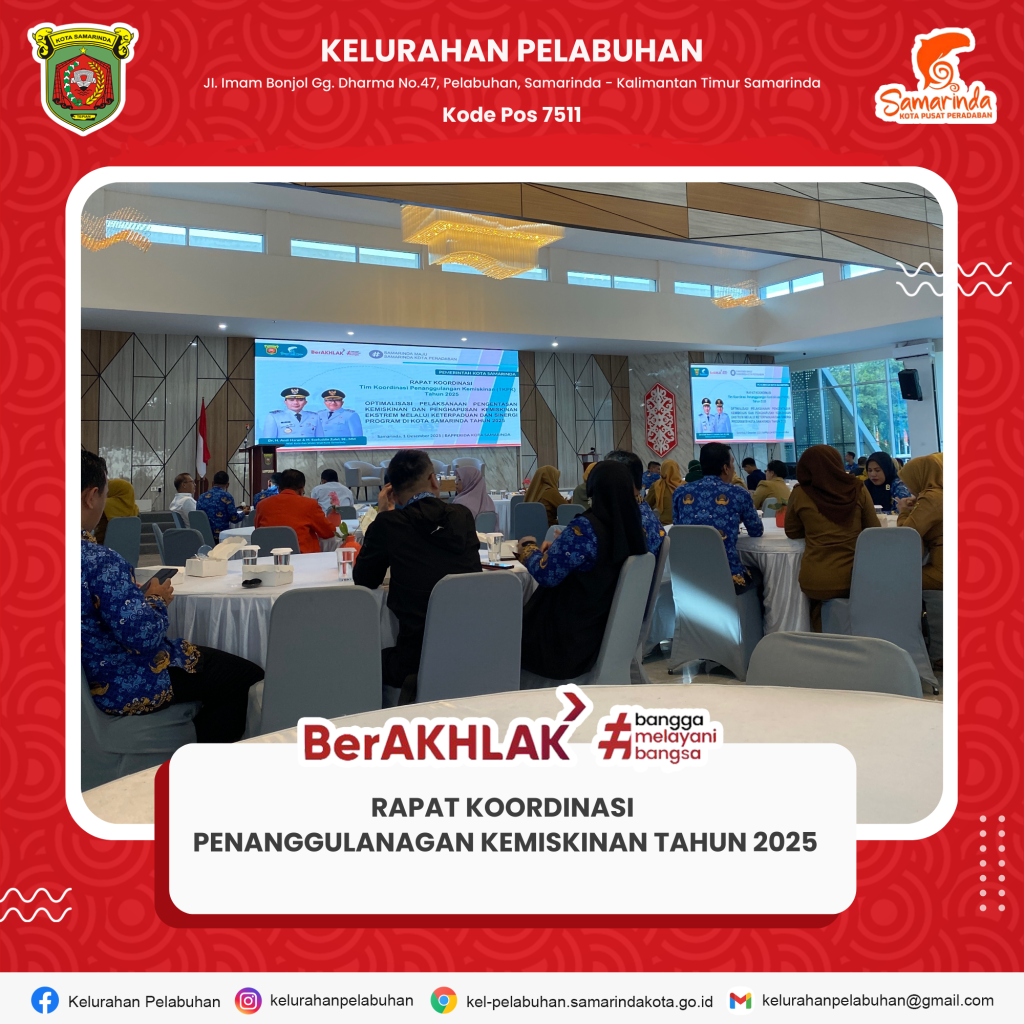 Rapat Tim Koordinasi Penanggulangan Kemiskinan Kota Samarinda