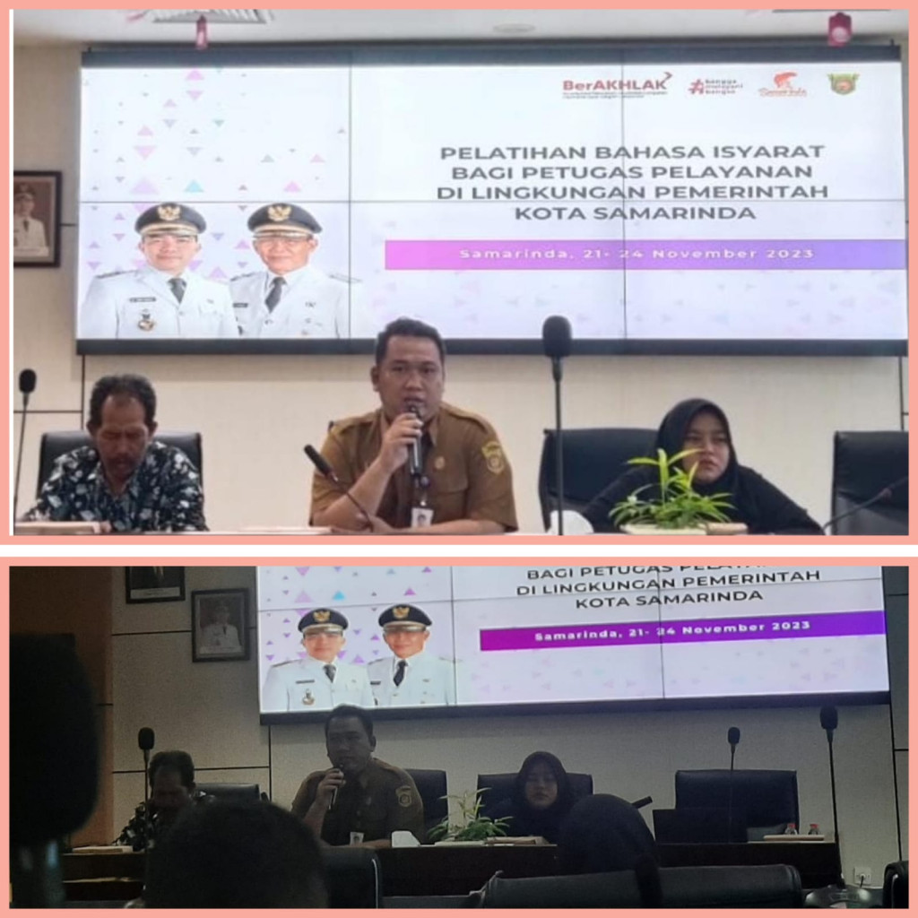Pelatihan Bahasa Isyarat Bagi Petugas Pelayanan di Lingkungan Pemerintah Kota Samarinda