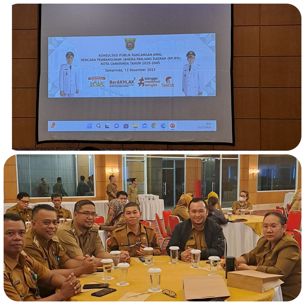 onsultasi Publik Rancangan Awal Rencana Pembangunan Jangka Panjang Daerah (RPJPD) Kota Samarinda Tahun 2025-2025