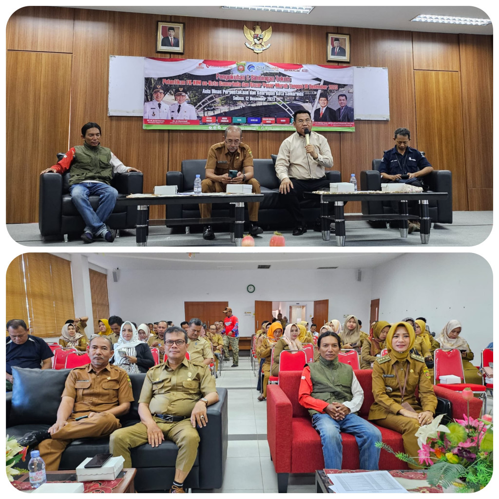 pengarahan terkait Forum Kelompok Informasi Masyarakat (KIM) dan Bazar Murah tanggal 16 Desember 2023
