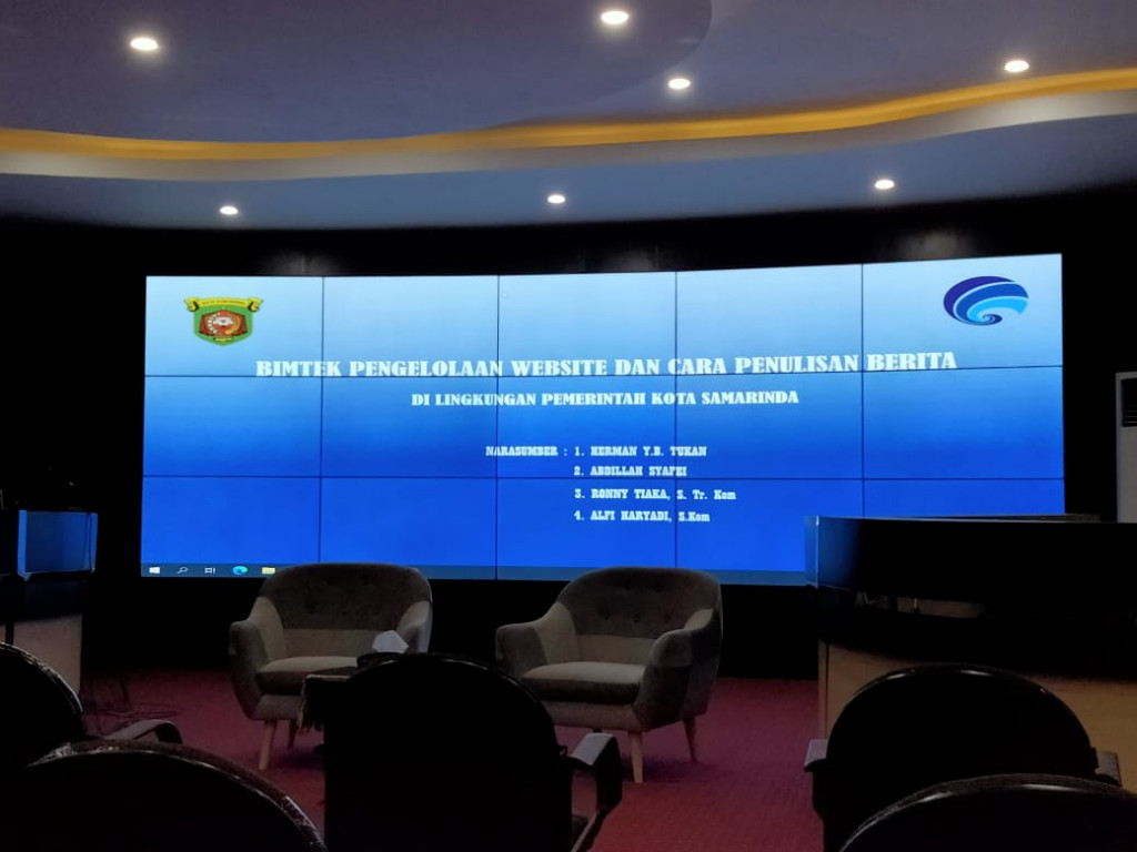 BIMTEK PENGELOLAAN WEBSITE DAN CARA PENULISAN BERITA OLEH DISKOMINFO KOTA SAMARINDA