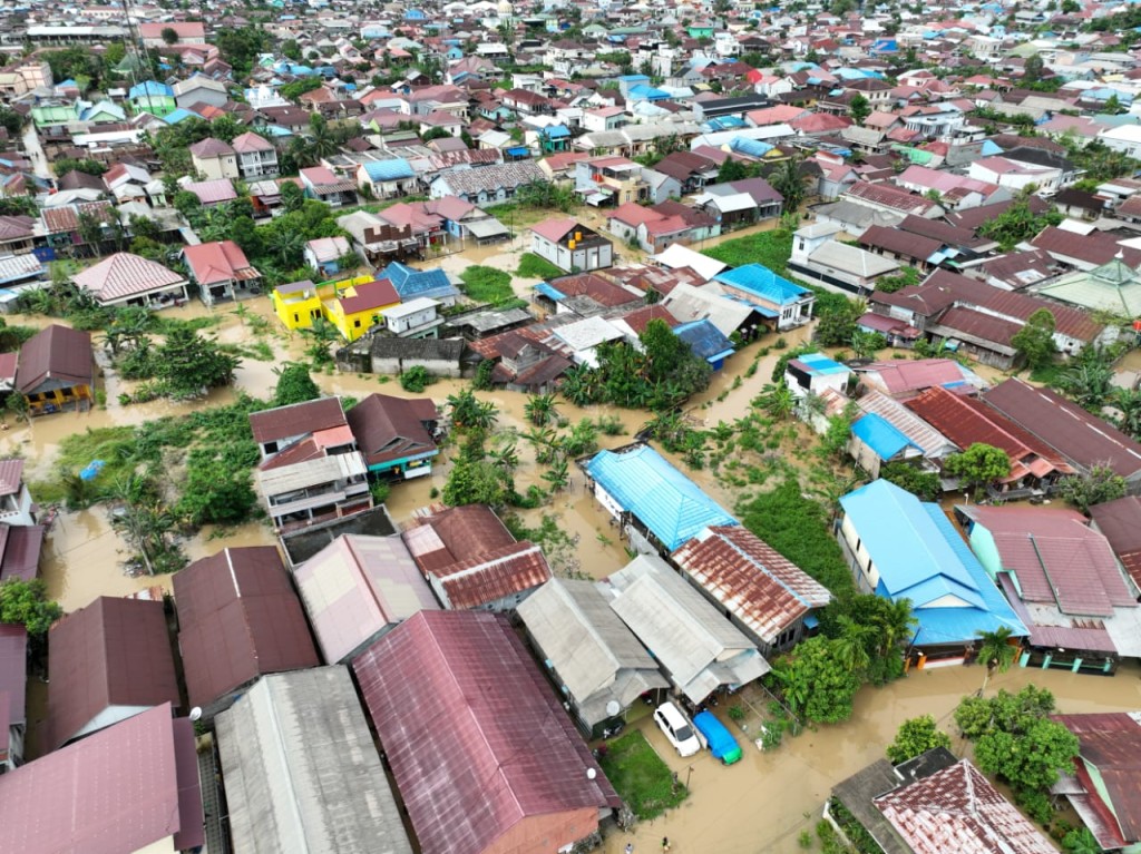 Banjir Rendam Kelurahan Rapak Dalam, Lurah Imbau Warga Waspada