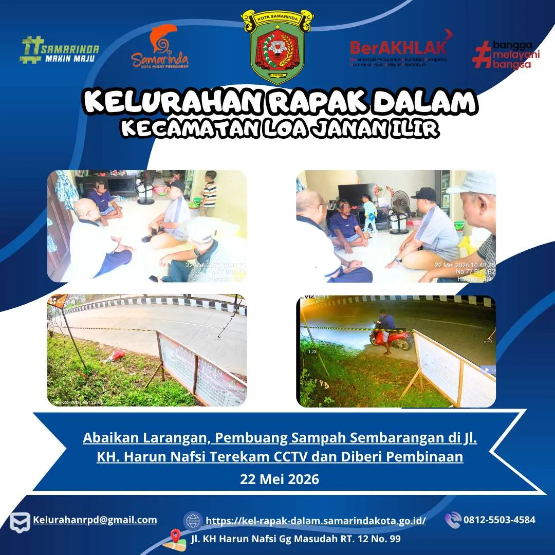 Abaikan Larangan, Pembuang Sampah Sembarangan di Jl. KH. Harun Nafsi Terekam CCTV dan Diberi Pembinaan