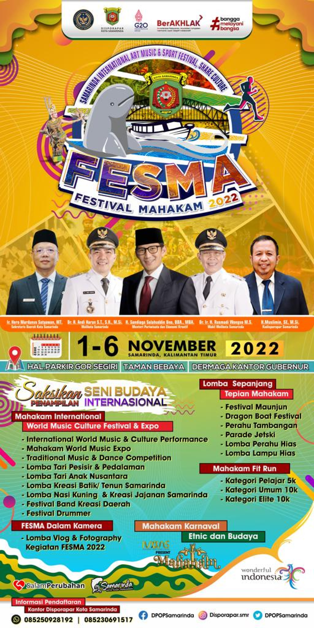 Saksikan dan Ramaikan Festival Mahakam 2022