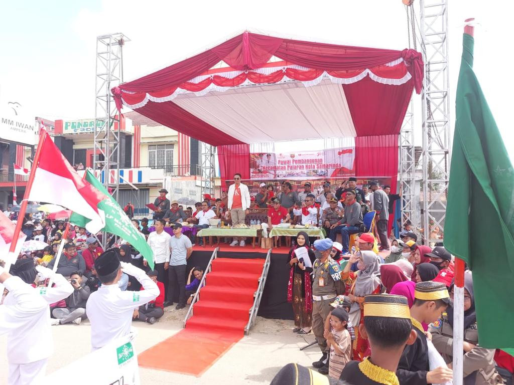 Pawai Pembangunan Kecamatan Palaran Kota Samarinda
