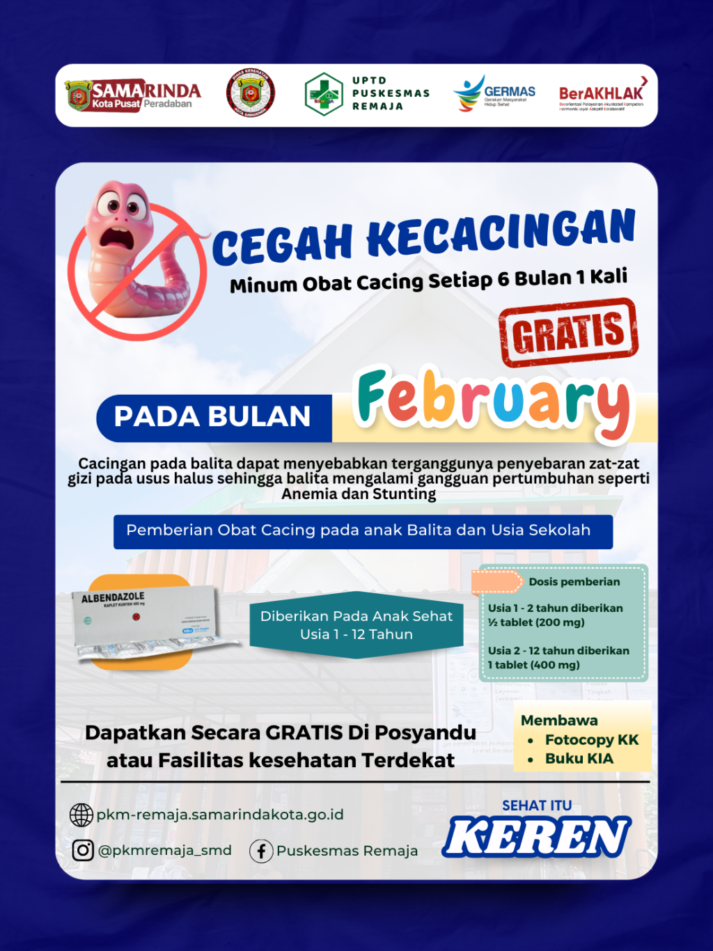 CEGAH KECACINGAN