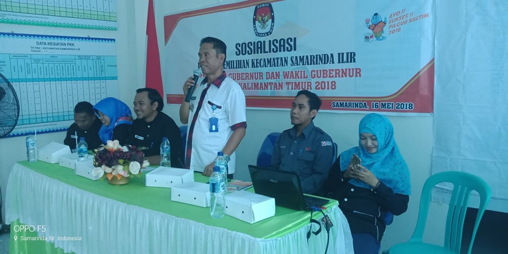 Sosialisasi Panitia Pemilihan Kecamatan (PPK) Samarinda Ilir