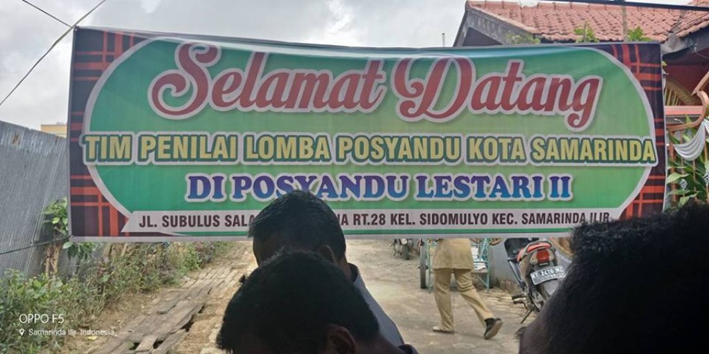 Penilaian Lomba Posyandu Tingkat Kota Samarinda Di Posyandu Lestari II